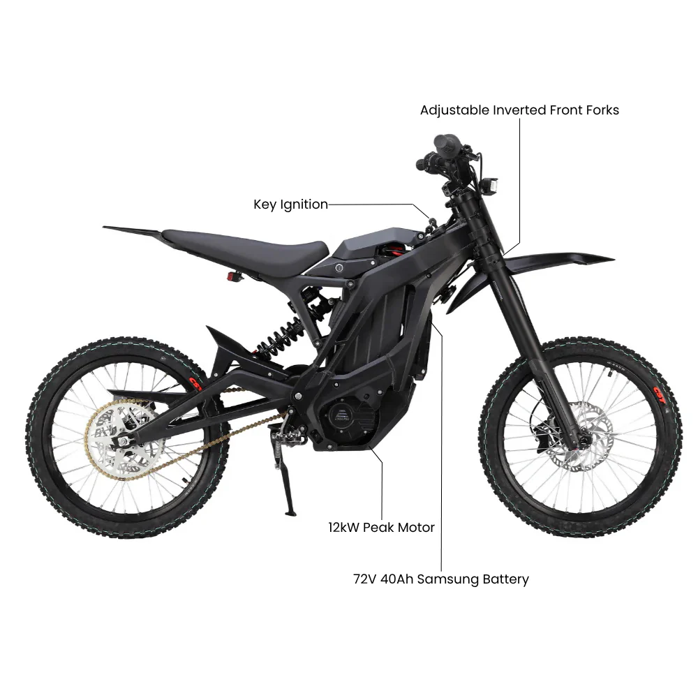 Eride PRO SS 2.0 Black — High‑Performance Electric Dirt Bike - view 5