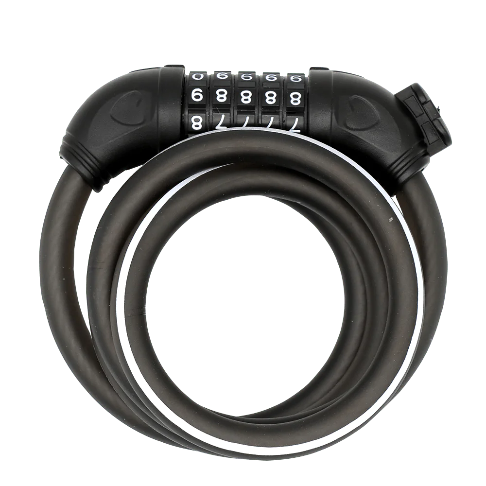 5 DIGIT COILING BIKE CABLE LOCK