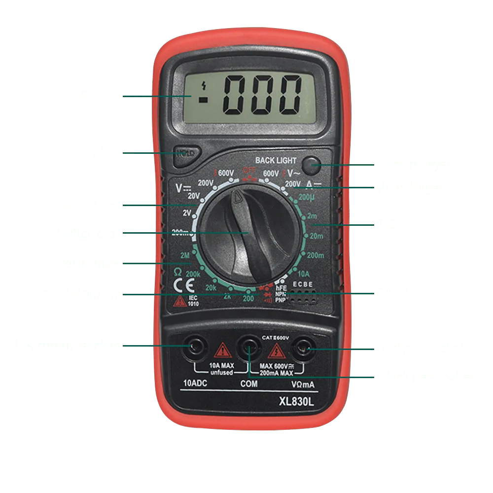 HIGH PRECISION MULTIMETER - view 2