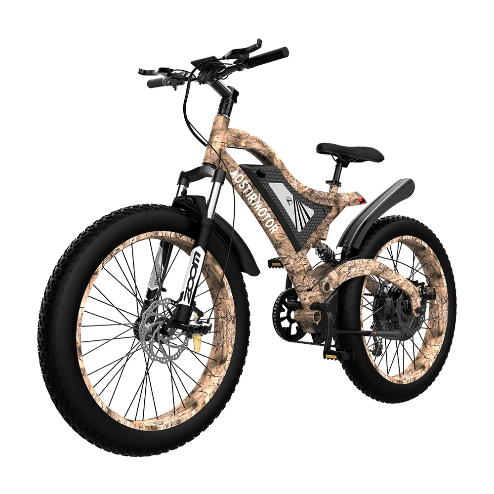 AOSTIR – Snakeskin Grain Mountain EBike S18-1500W - view 3