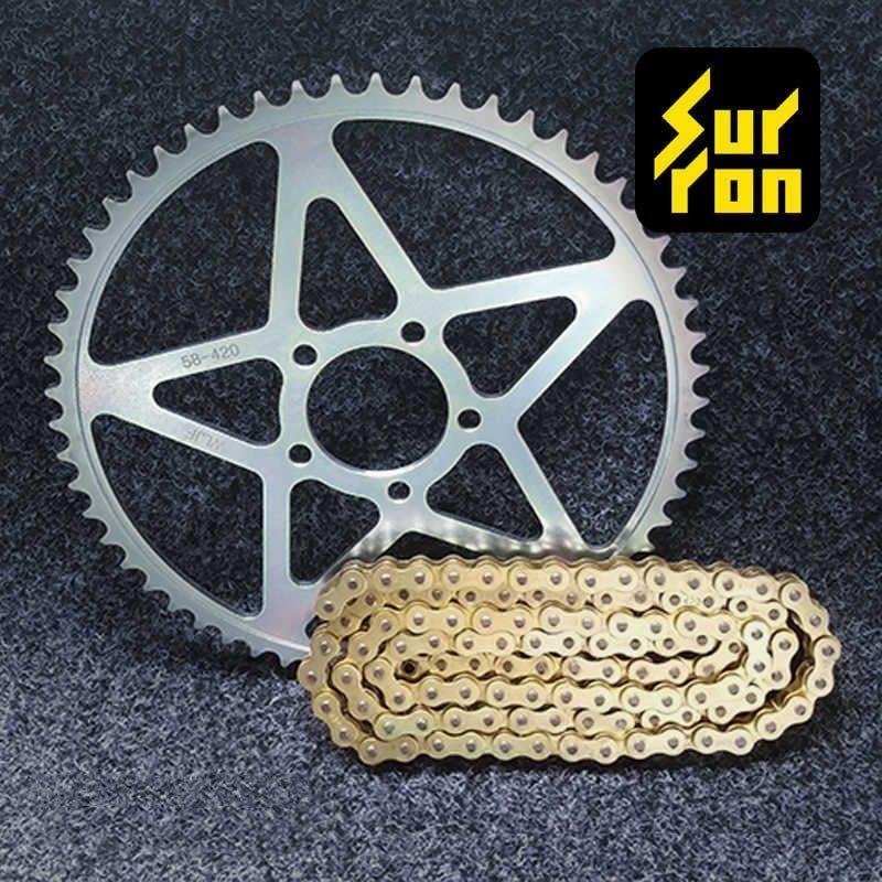 Surron Light Bee 58 Tooth Sprocket Chain Set - view 4