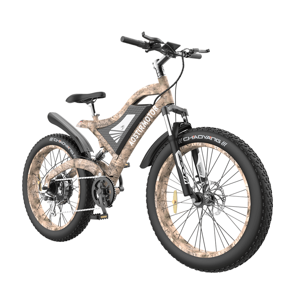 AOSTIR – Snakeskin Grain Mountain EBike S18-1500W - view 4