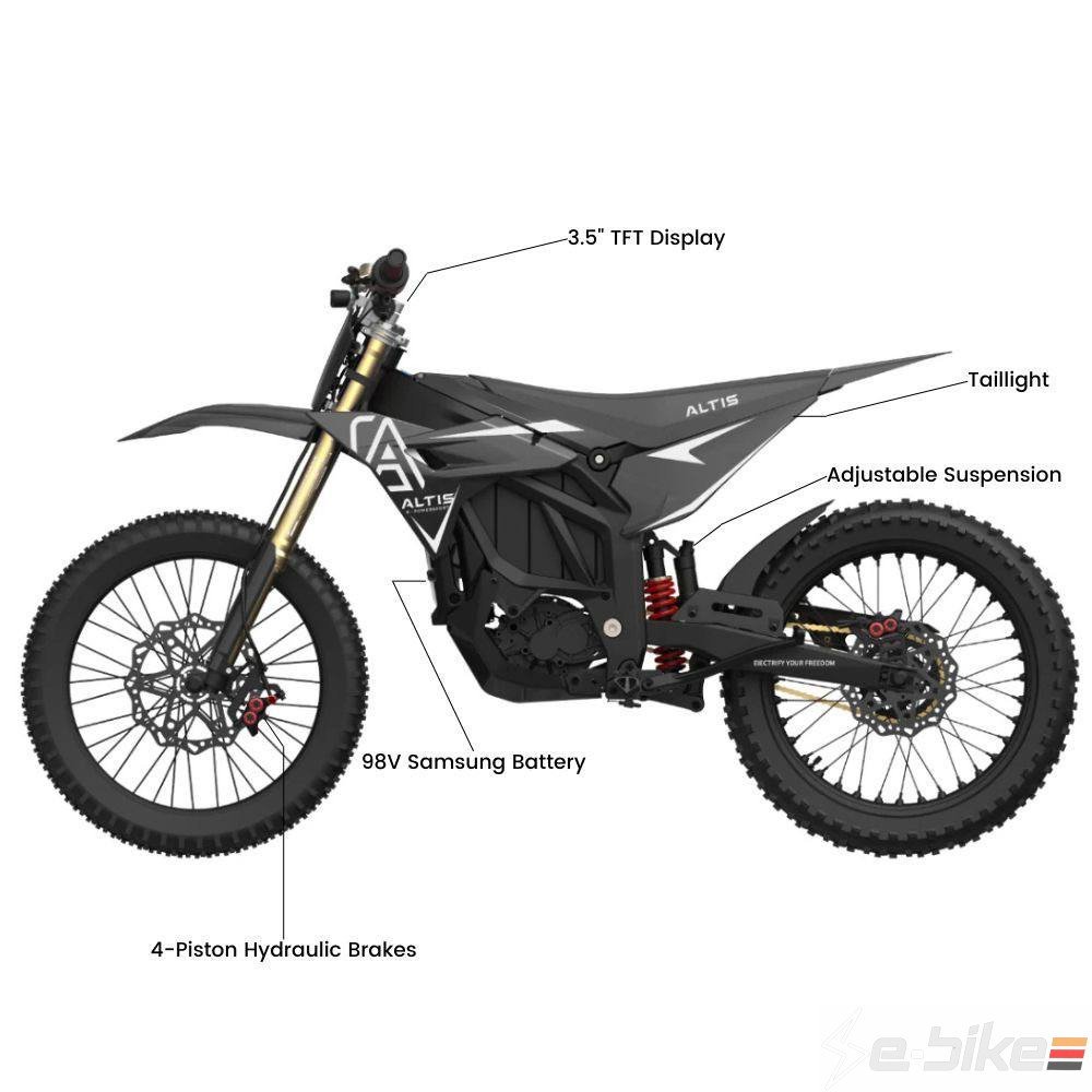 Altis Sigma 98V High-Performance Electric Dirt Bike - view 5