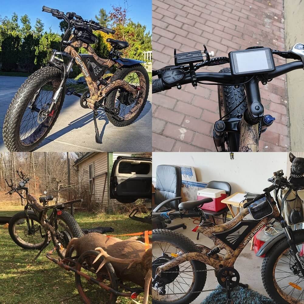 AOSTIR – Snakeskin Grain Mountain EBike S18-1500W - view 5