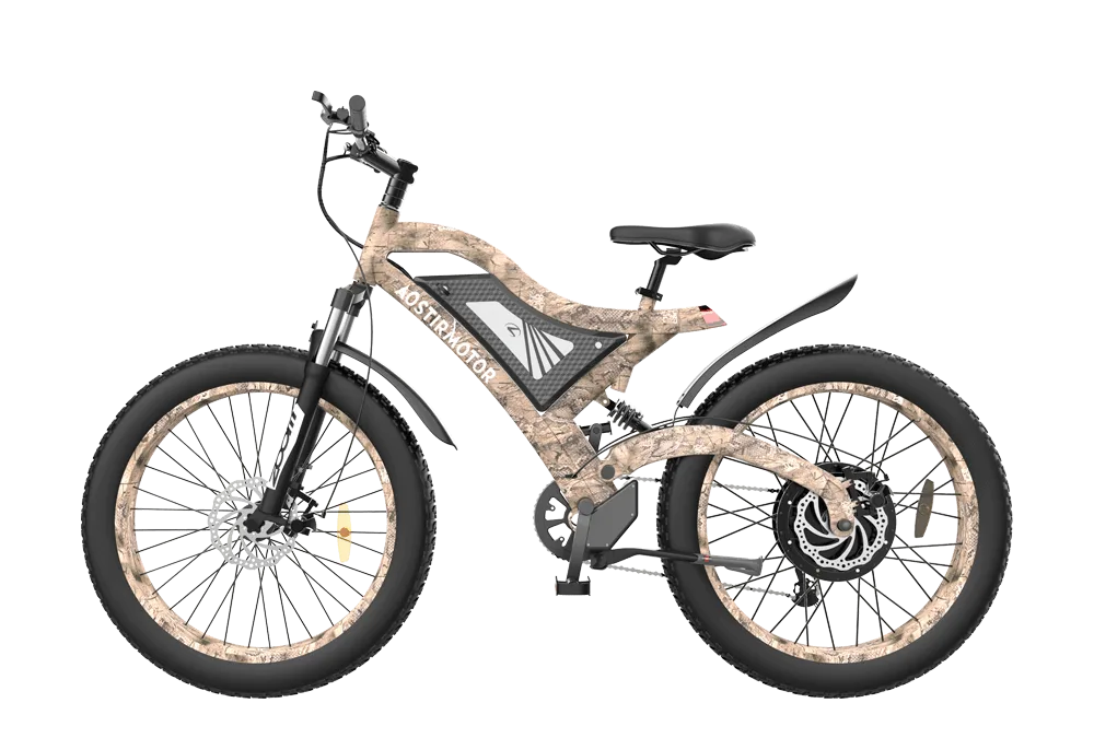AOSTIR – Snakeskin Grain Mountain EBike S18-1500W - view 2